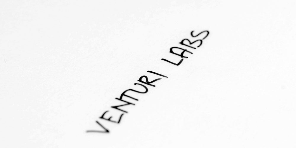 Venturi Labs handwritten in black pen